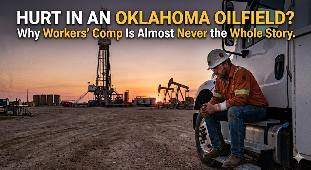 Hurt in an Oklahoma Oilfield Why Workers Comp Is Almost Never the Whole Story