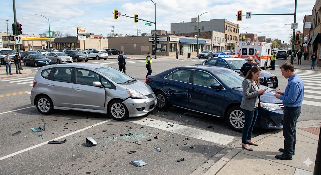 Oklahoma Car Accident Scene