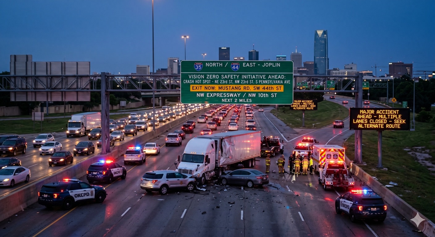 The OKC Roads Where Crashes Keep Happening in 2026 — And What You Should Do If You're Hit on One